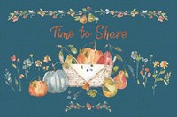 Time to Share I Blue Fine Art Print