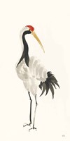 Scroll Crane II Warm Fine Art Print