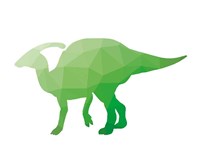 Geo Dinosaur IV Framed Print