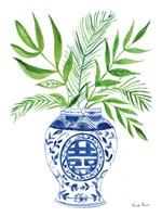 Elegant Chinoiserie II White Fine Art Print