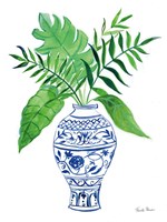 Elegant Chinoiserie I White Fine Art Print