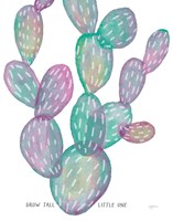 Lovely Llamas Cactus Grow Fine Art Print