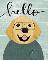 Hello Retriever Fine Art Print