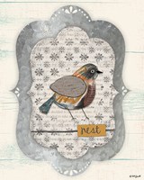 Shabby Bird Fine Art Print