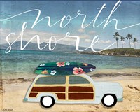 North Shore Surf Wagon Fine Art Print