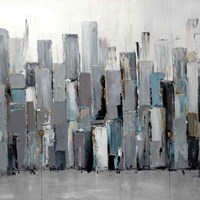 Blue Plaza Fine Art Print