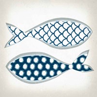 Fish Patterns II Framed Print
