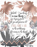 Isaiah 43-19 Fine Art Print