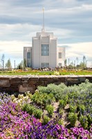 Twin Falls Temple Fine Art Print