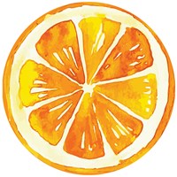 Orange Plate Fine Art Print