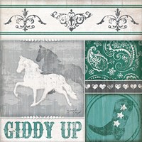 Giddy Up Framed Print