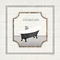 Bath Cleanse Framed Print