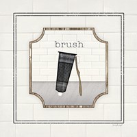 Toothbrush Brush Framed Print