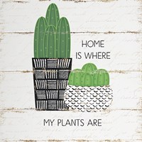 Home is Where My Plants Are Fine Art Print