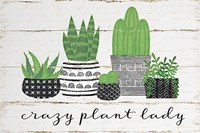 Crazy Plant Lady Fine Art Print