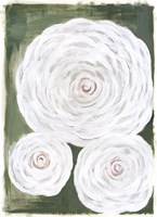 Big White Flowers II Fine Art Print