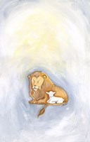 Lion and Lamb Fine Art Print