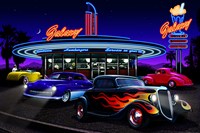 Galaxy Diner Fine Art Print