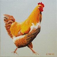 Blonde Chicken Fine Art Print