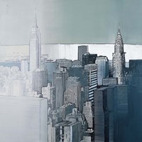 Chrysler and Empire State Buildings Fine Art Print