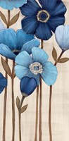 Fleurs Bleues II Fine Art Print