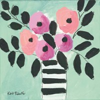 Blooms & Stripes Fine Art Print