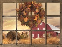 Fall Window View Fine Art Print