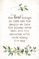 The Best Things Fine Art Print