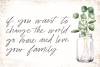 Love Your Family Fine Art Print