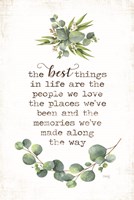 The Best Things Fine Art Print