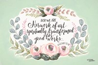 His Work of Art Fine Art Print