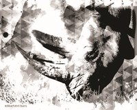 Modern Black & White Rhino Fine Art Print