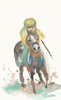 A Jockey and His Horse Fine Art Print