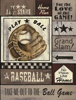 Baseball All Stars Fine Art Print