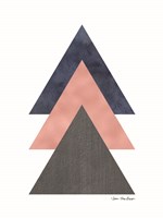 Triangles I Framed Print