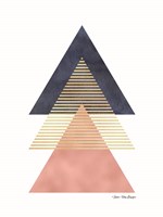 Triangles II Framed Print