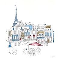 World Cafe II Paris Color Fine Art Print