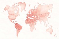 Watercolor Wanderlust Coral Fine Art Print