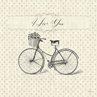 Paris Farmhouse III Bike Fine Art Print