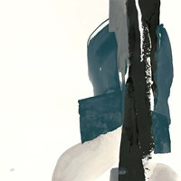 Black and Dark Teal I Fine Art Print