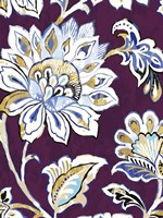 Ceylon Gardens III Plum Crop Fine Art Print