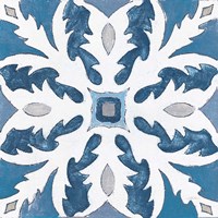 Gypsy Wall Tile 10 Blue Gray Fine Art Print