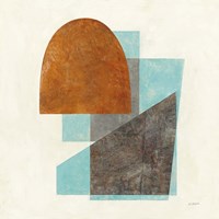 Quintet I Turquoise Fine Art Print