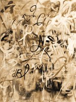 Graffiti Freedom Sepia Fine Art Print