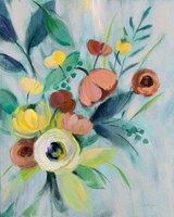 Colorful Elegant Floral I Fine Art Print