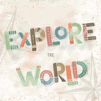 Explore the World IV Framed Print