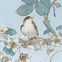 Toile Birds III Fine Art Print