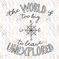 World Traveler II Diamond Framed Print