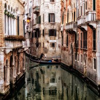 Venice Boat Ride Fine Art Print