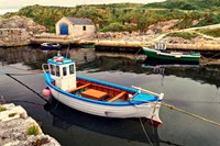 Harbor Boat Dock Fine Art Print